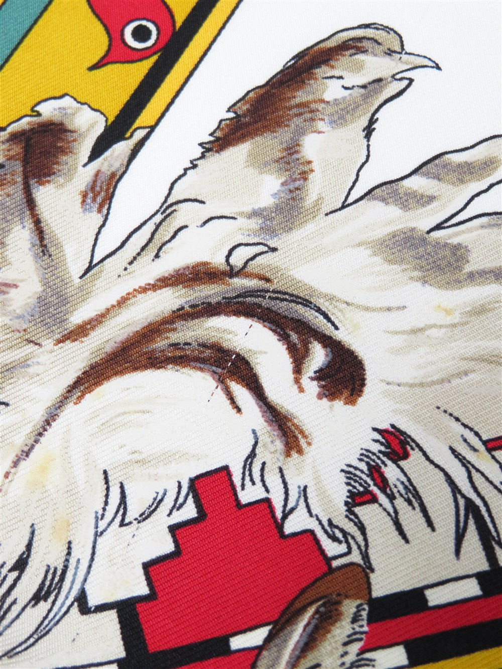 カレ90 Kachinas カチナ ホピ族 シルク スカーフ