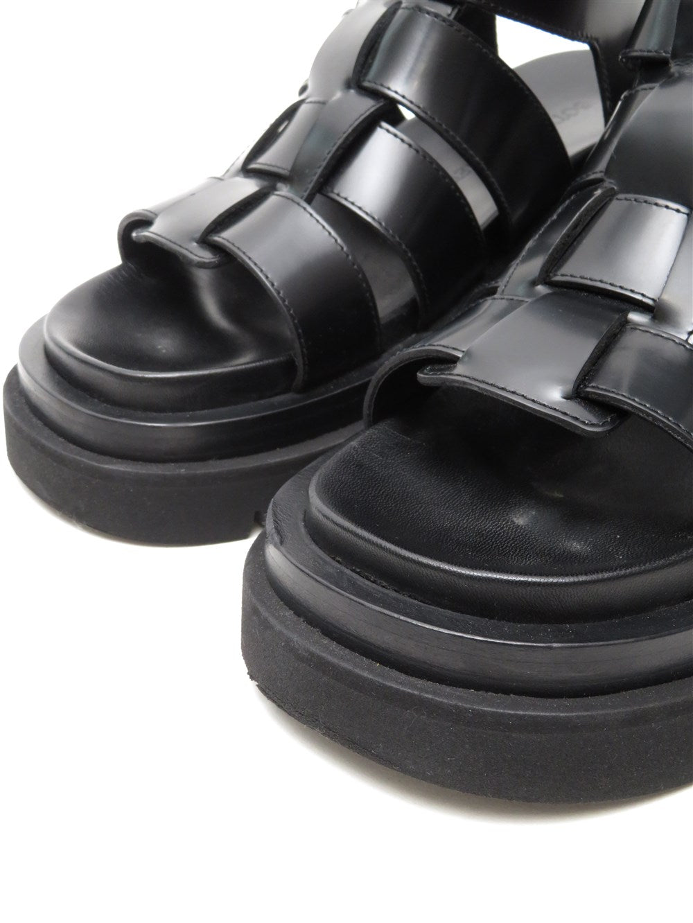 LUG ラグ フラット レザー サンダル