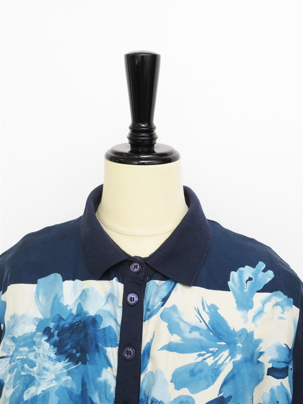 MAGLIA シルクプリント ポロシャツ