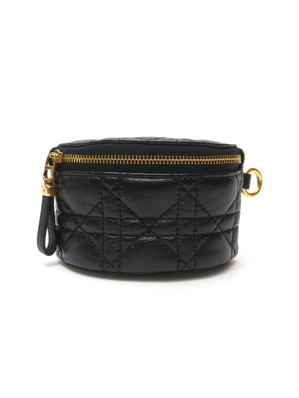 DIOR CARO カナージュ ハーフムーン ミニポーチ