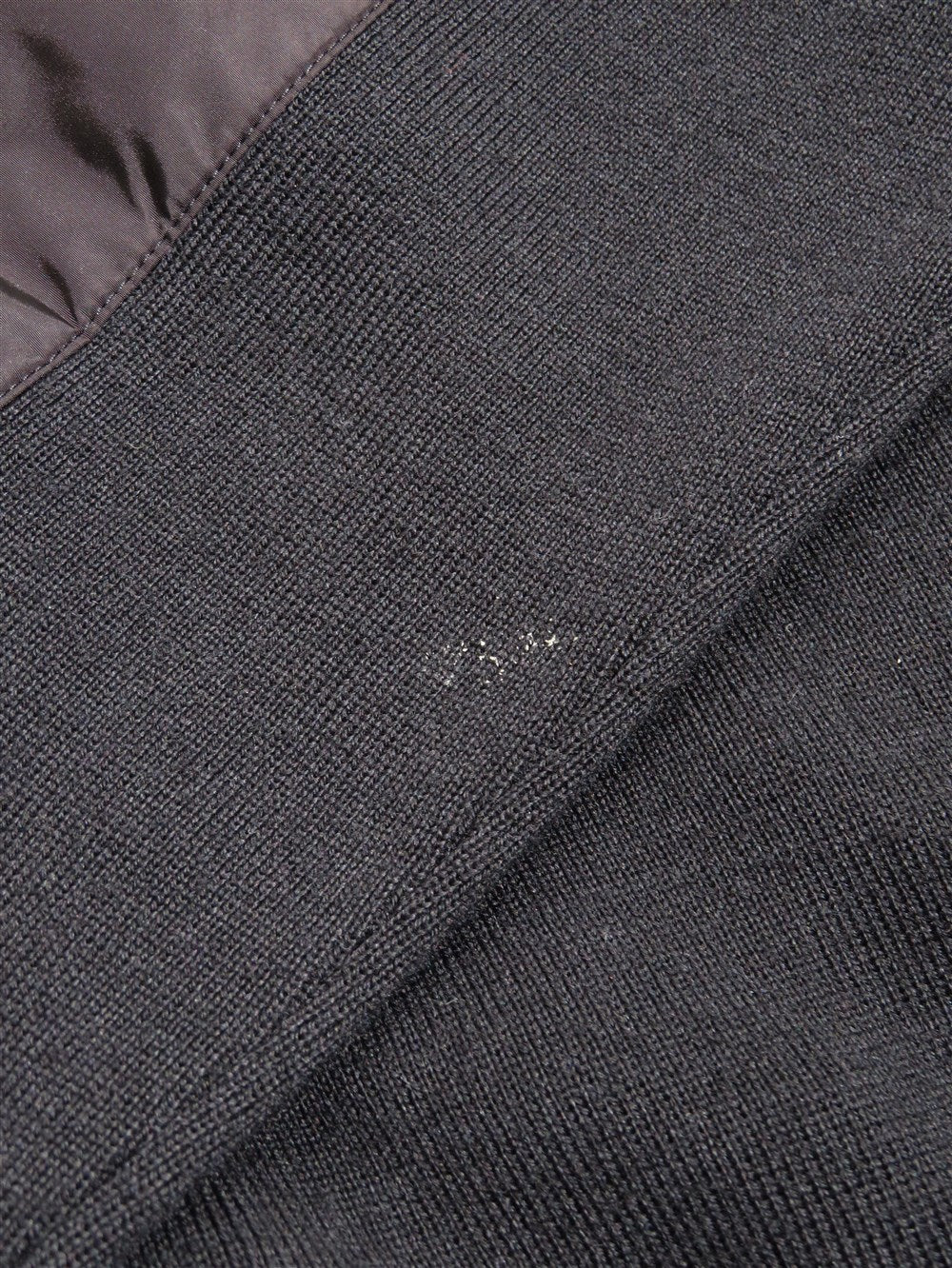 Re-Nylon切替 ウール フーデッド ジップアップ ジャケット