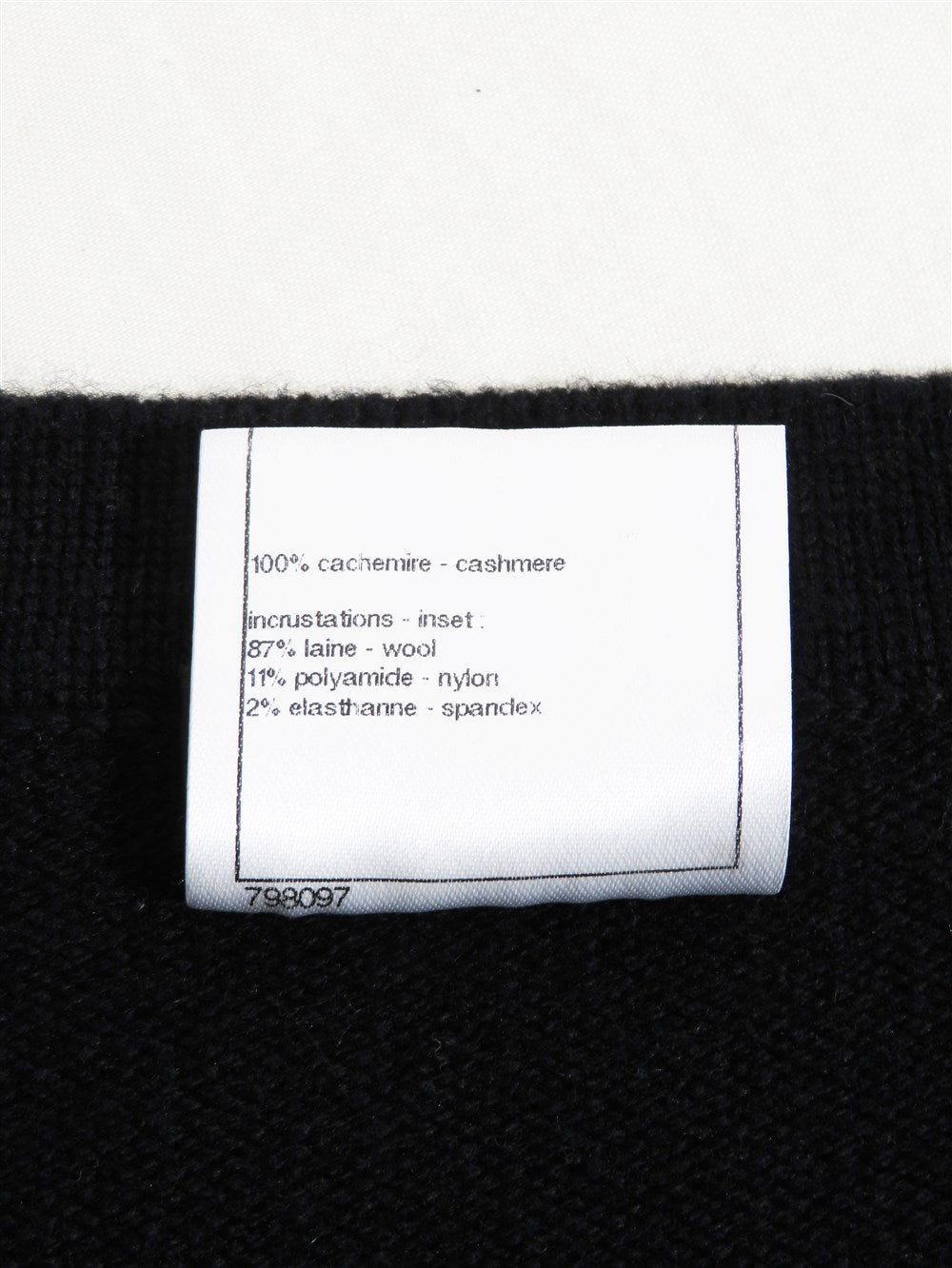 CC フリンジトリム カシミヤ ニット ジャケット