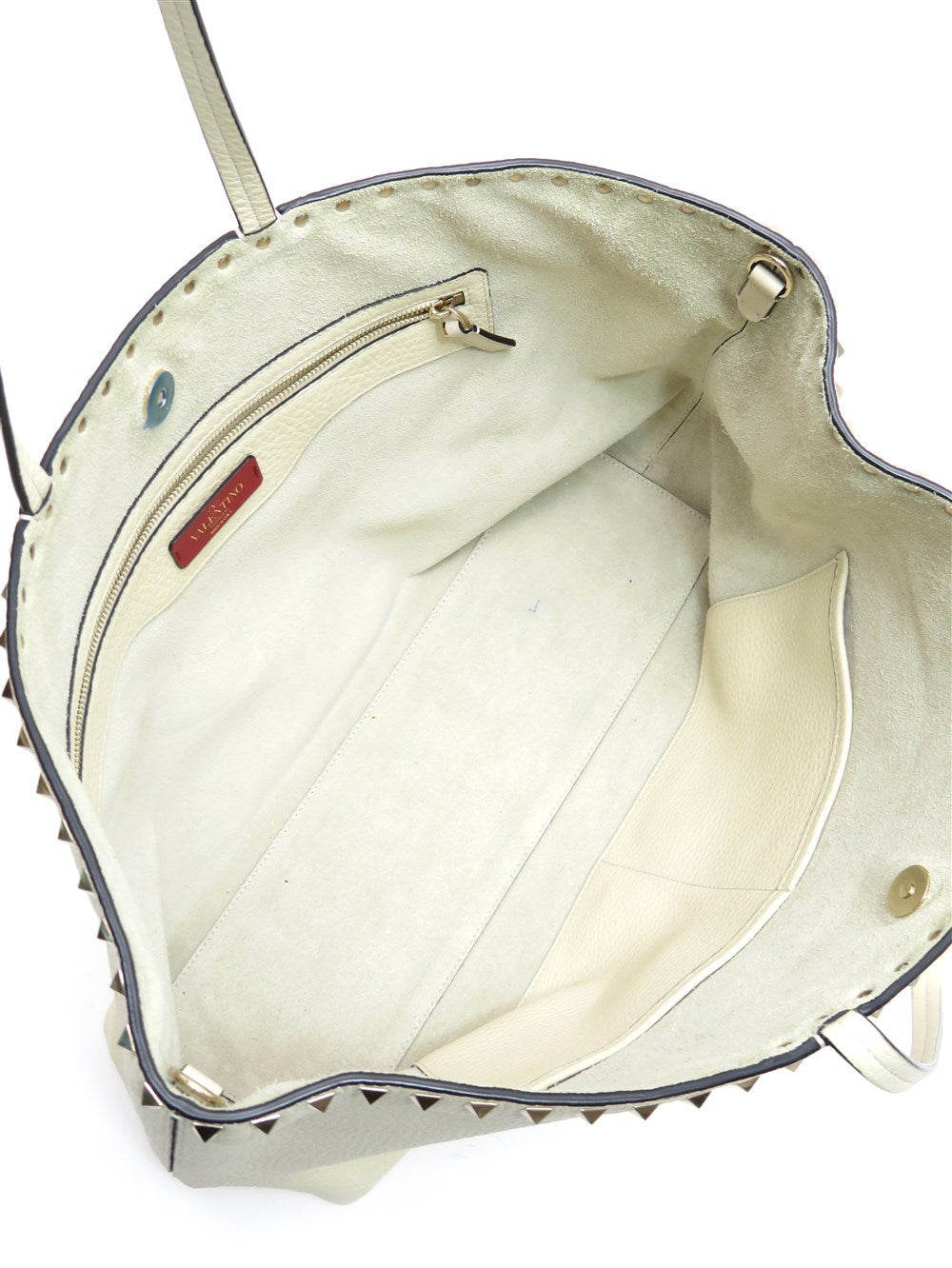 Valentino Garavani ロックスタッズ レザー トート バッグ