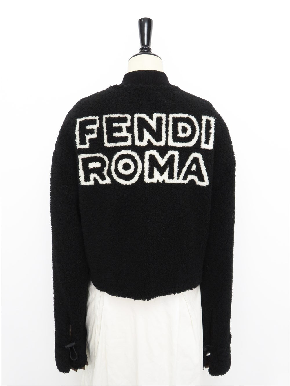 FENDI ROMA ムートン クロップド ジャケット