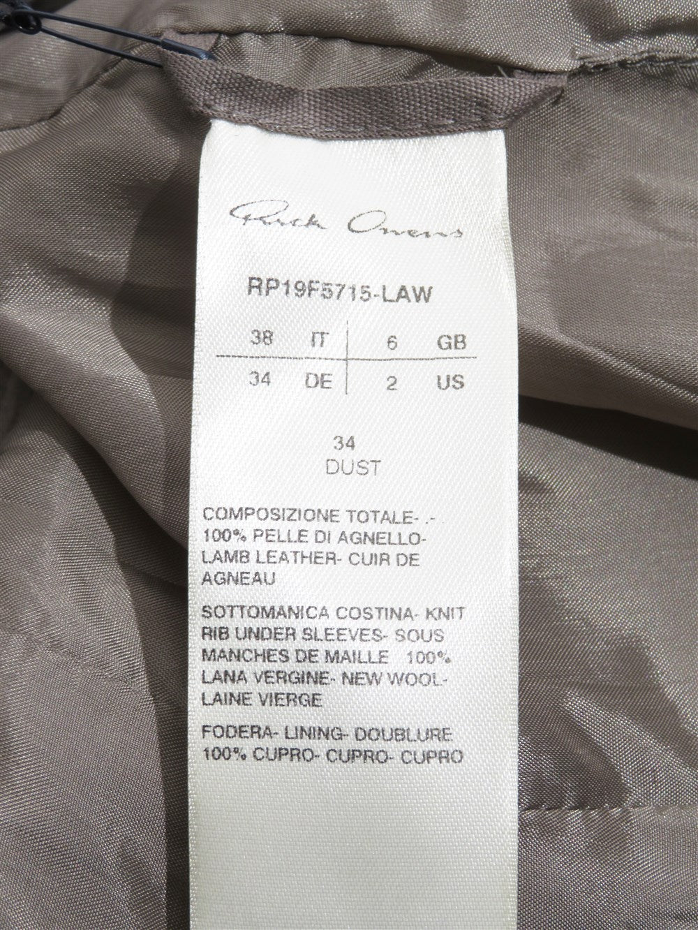 WRAPPED MERCURY カシュクール ジャケット 19FW