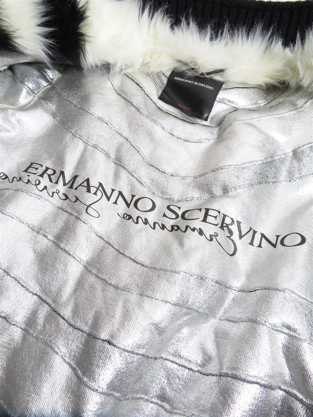 ゼブラ柄 エコファー ロング コート