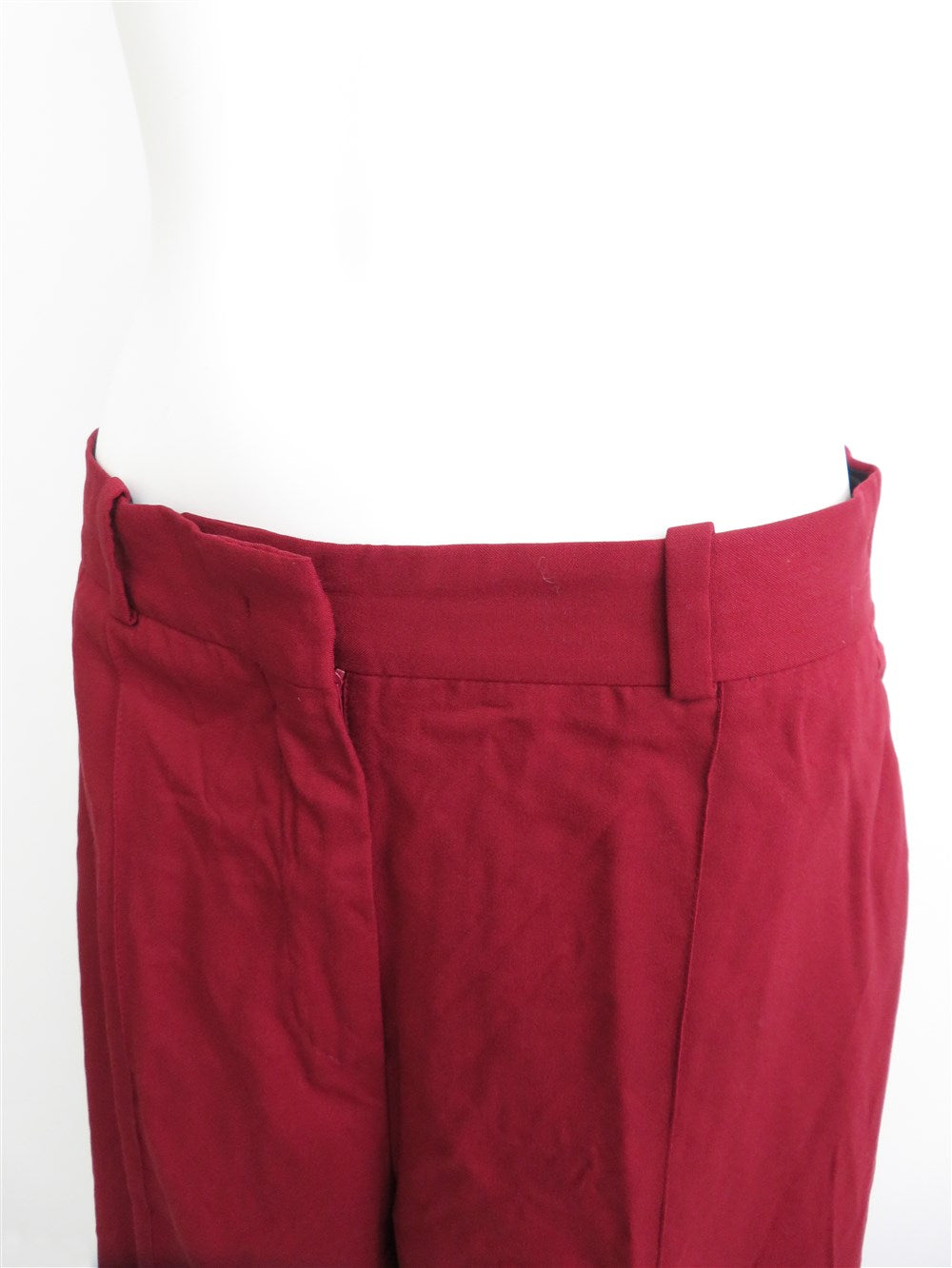 カシミヤ ストレッチ ワイドパンツ