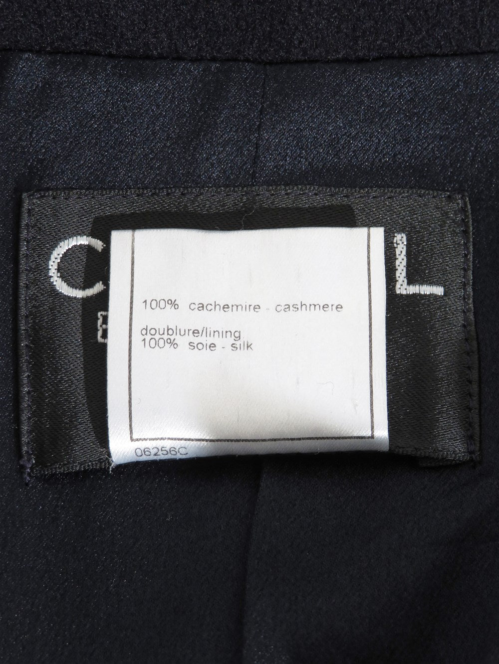 CC カシミヤ パイピング ロング コート 97A