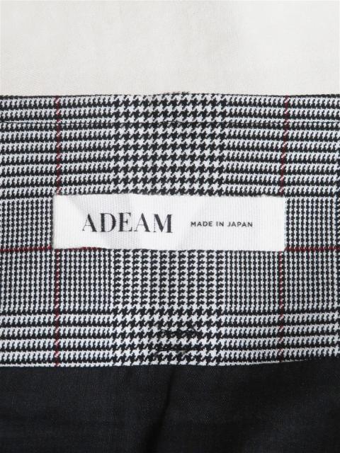 ADEAM グレンチェック ラップスカート