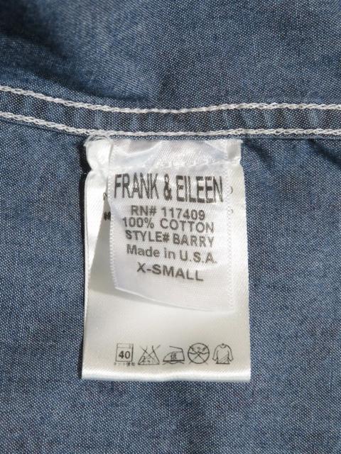 Frank & Eileen フラワー シャツ