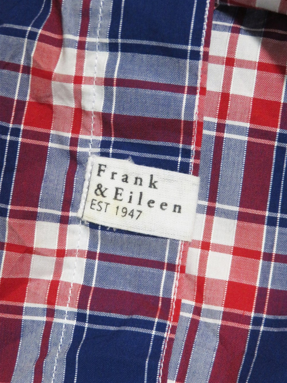 Frank & Eileen チェック シャツ
