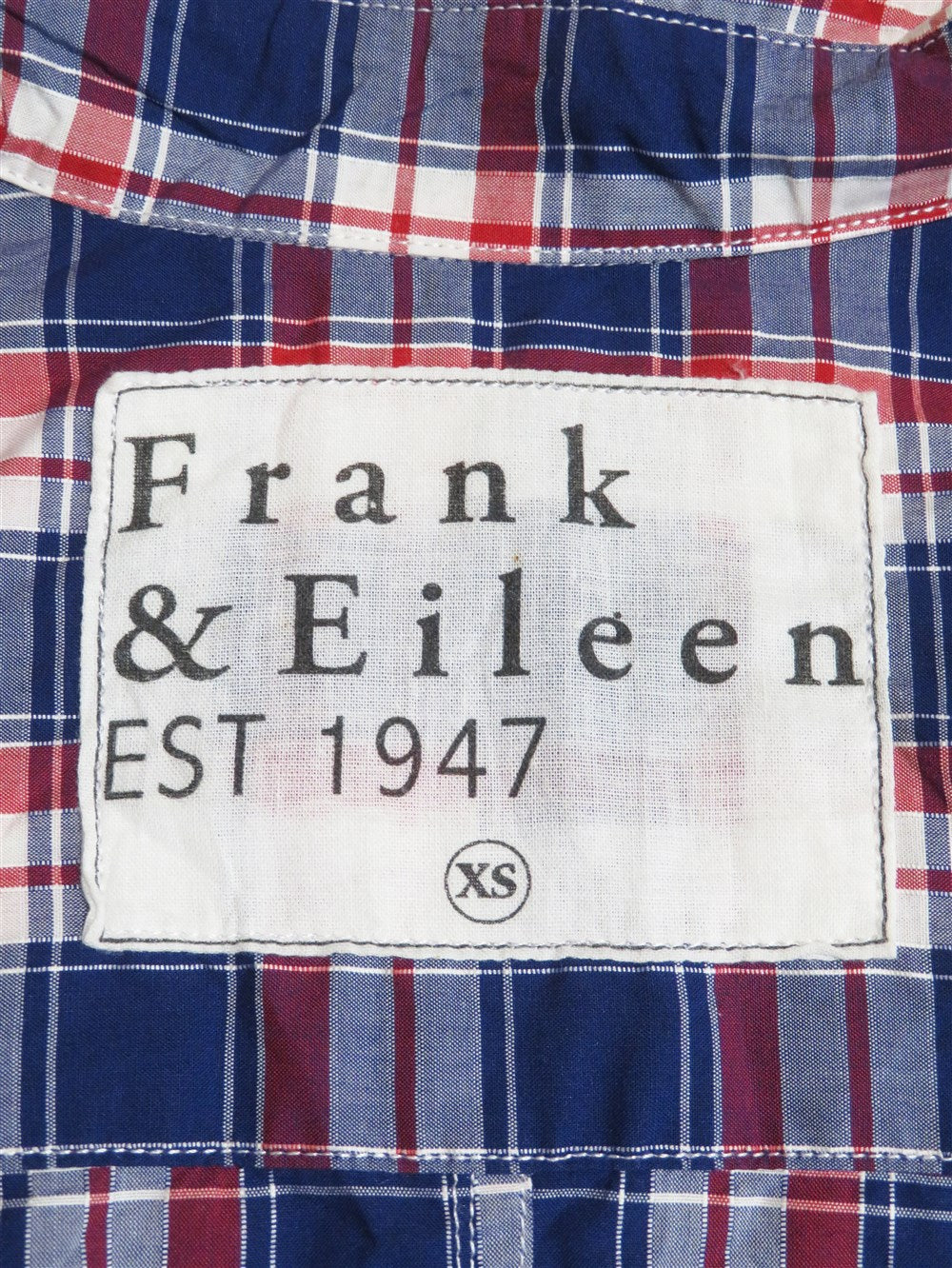 Frank & Eileen チェック シャツ