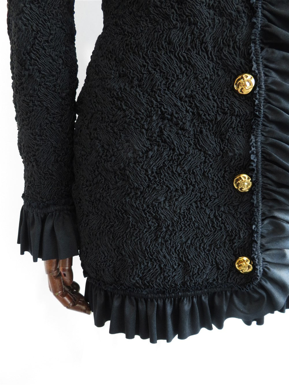 フリルアクセント コート ジャケット