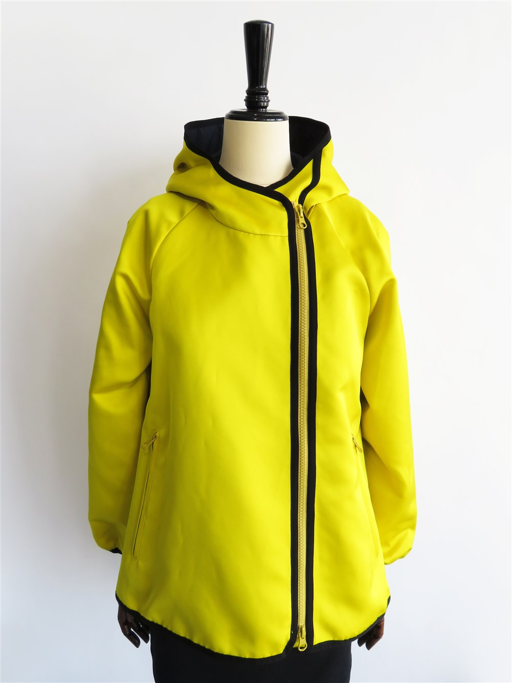 NAVY フーデッド ブルゾン