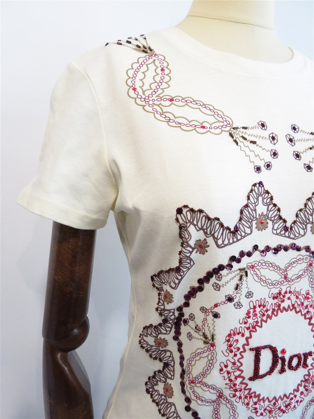 ビジュー デザイン Tシャツ