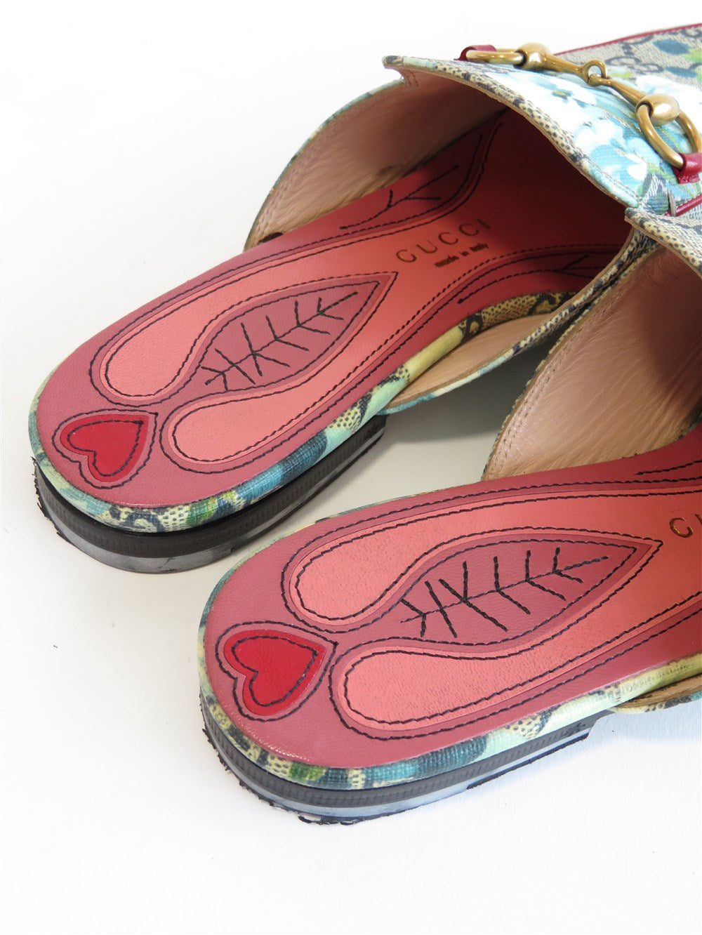 美品＊ GUCCI ＊ ブルームス ＊ プリンスタウン GGブルームス プリンスタウン サンダル