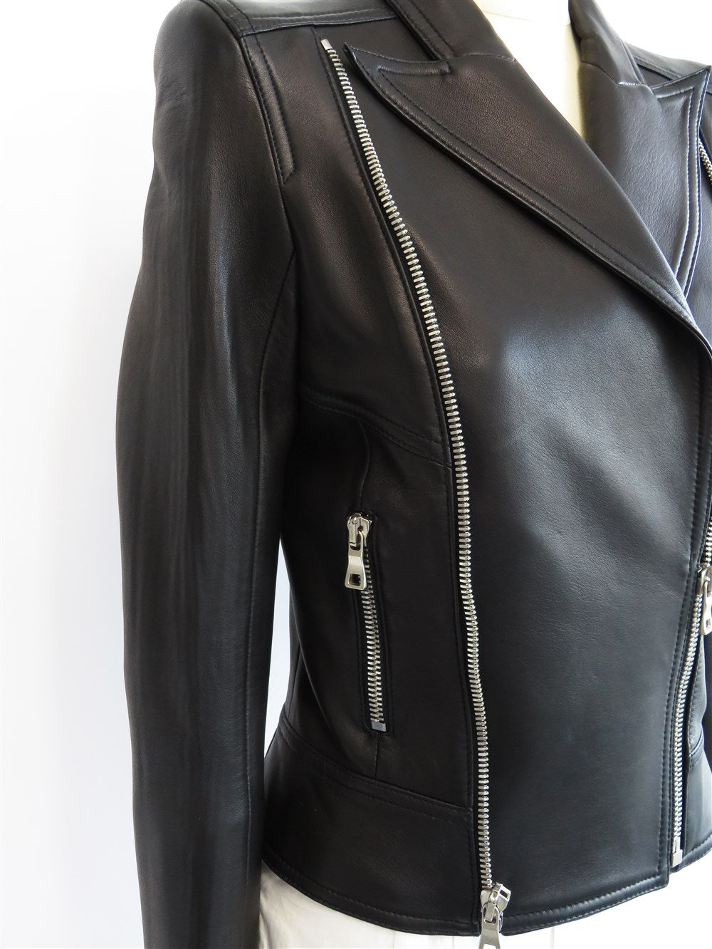 ダブルジップ ライダース ジャケット