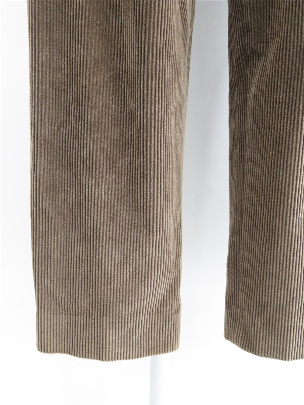 HERMES コーデュロイ　パンツ HERMES(エルメス) Leather lamb piping corduroy trousers/ラムレザー