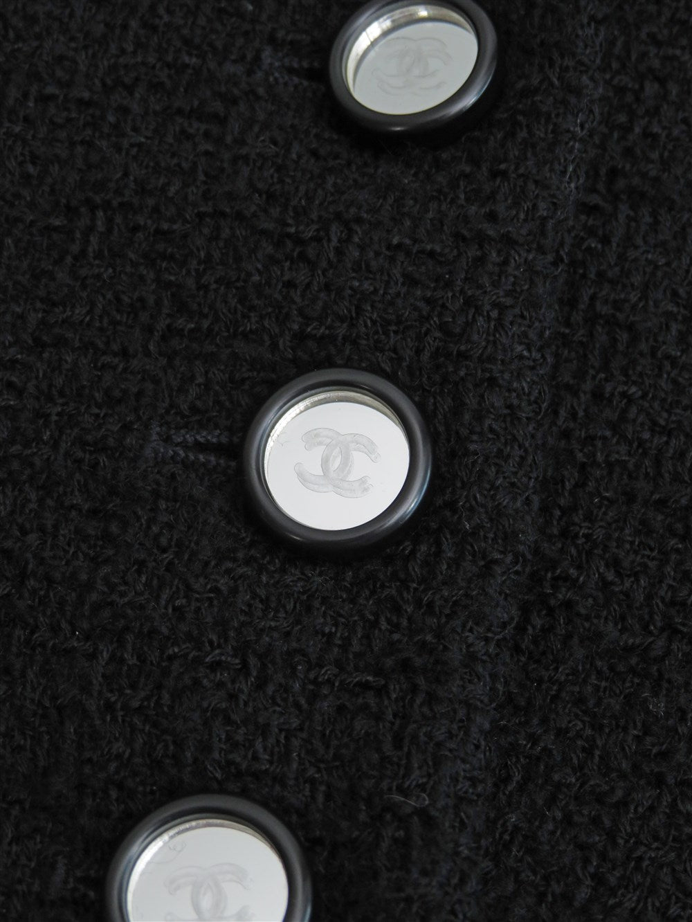 シャネル　CHANEL■ミラーCCボタン　ジャケット　34 CC ヴィンテージ ミラーボタン スーツ