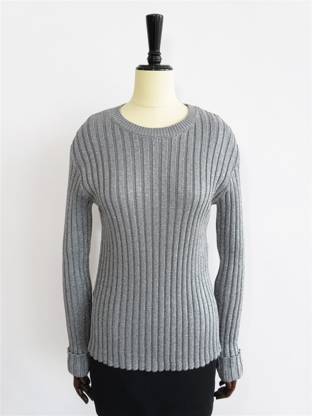 グリッター リブニット