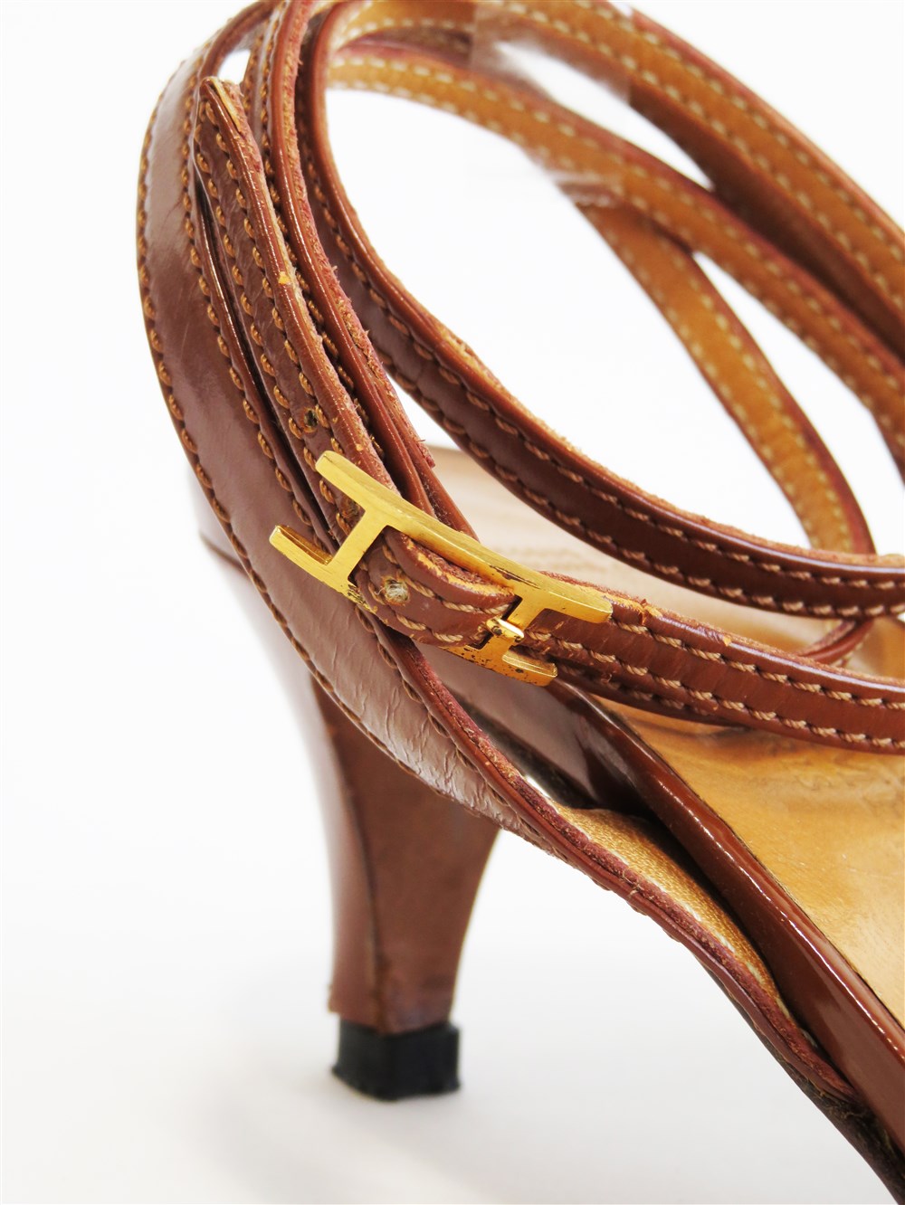 レースアップ サンダル