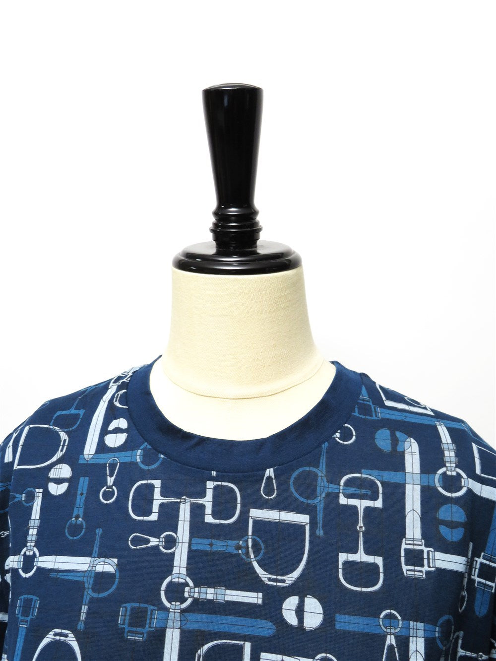 馬具柄 プリント Tシャツ
