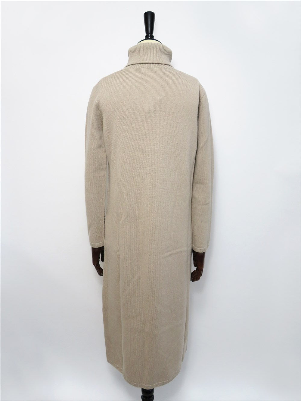 S. MaxMara ケーブル編み ハイネックニットワンピース S ハイネック ニット ワンピース