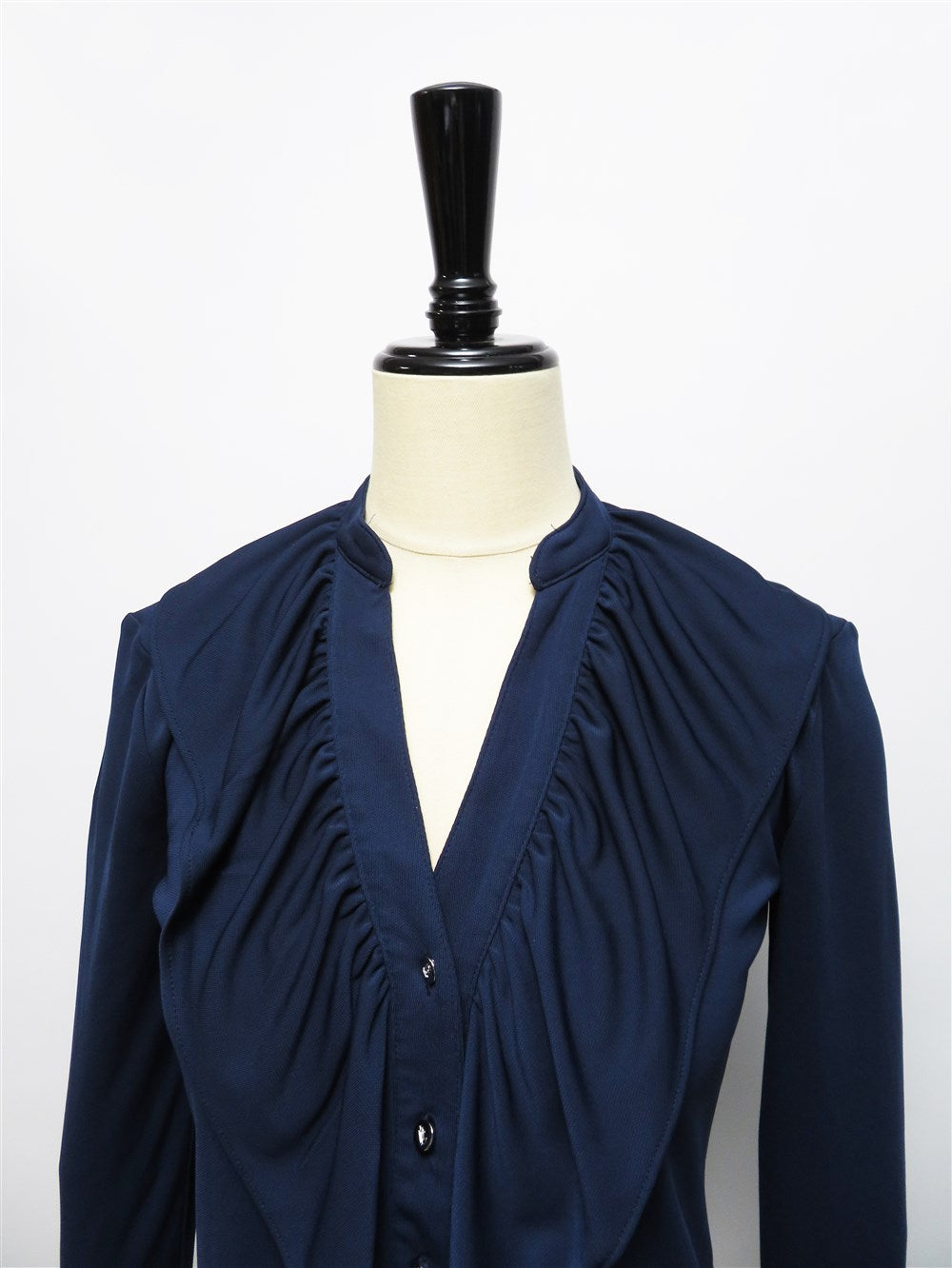 フリルカラー ブラウス