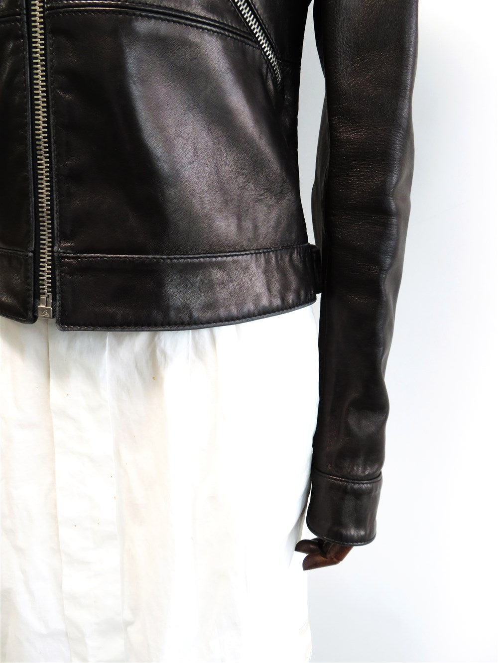 レザー バイカー ジャケット