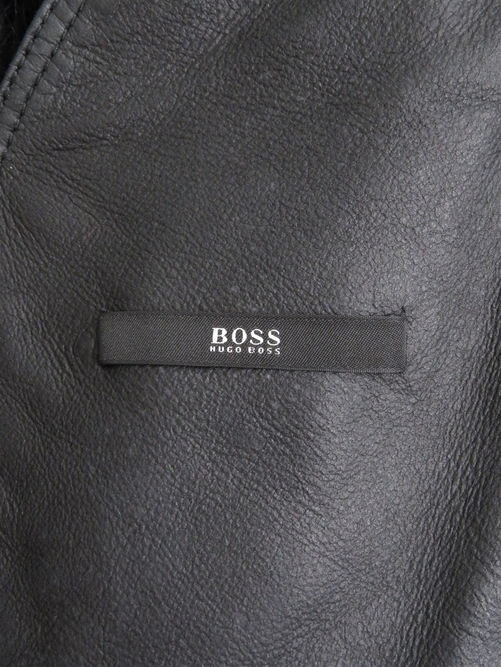 コーティングレザー ムートン コート