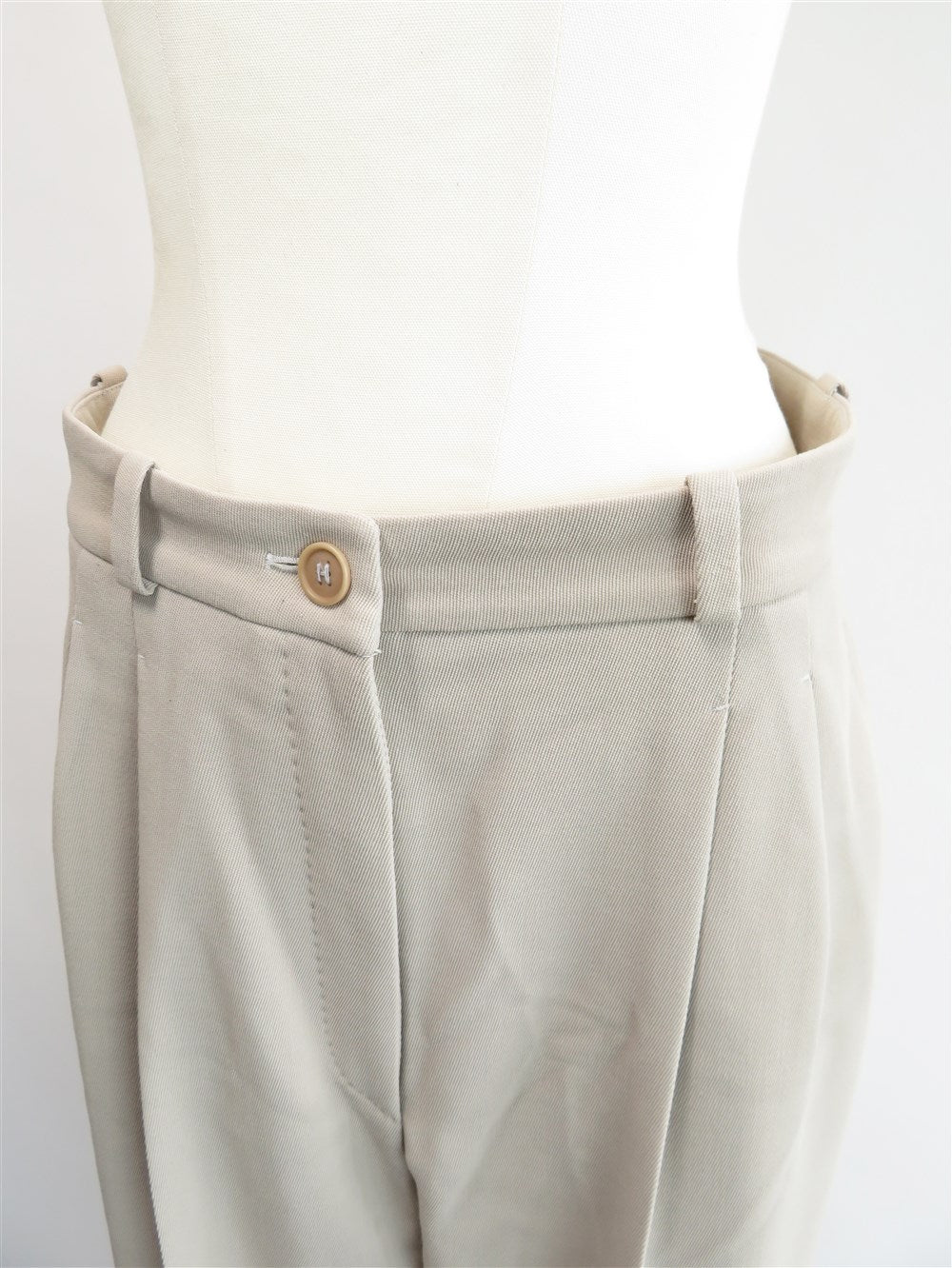 ダブルタック ストレートパンツ