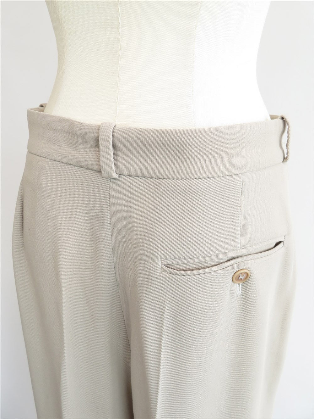 ダブルタック ストレートパンツ