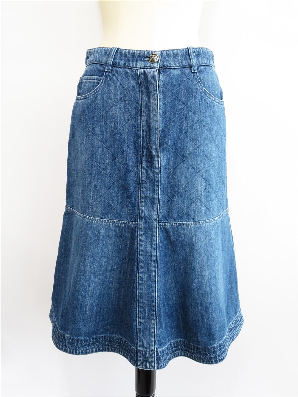 CC フレア デニム スカート
