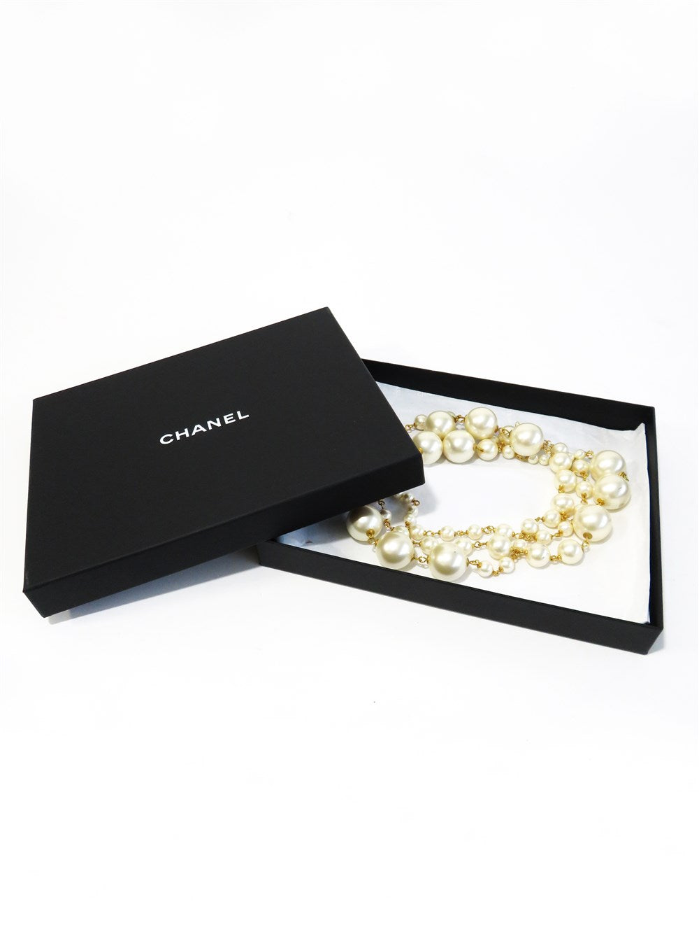 CC コスチュームパール ロングネックレス