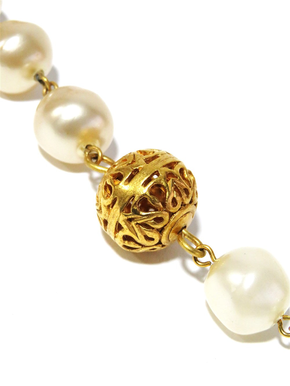 CC ヴィンテージ コスチュームパール スフィア ネックレス