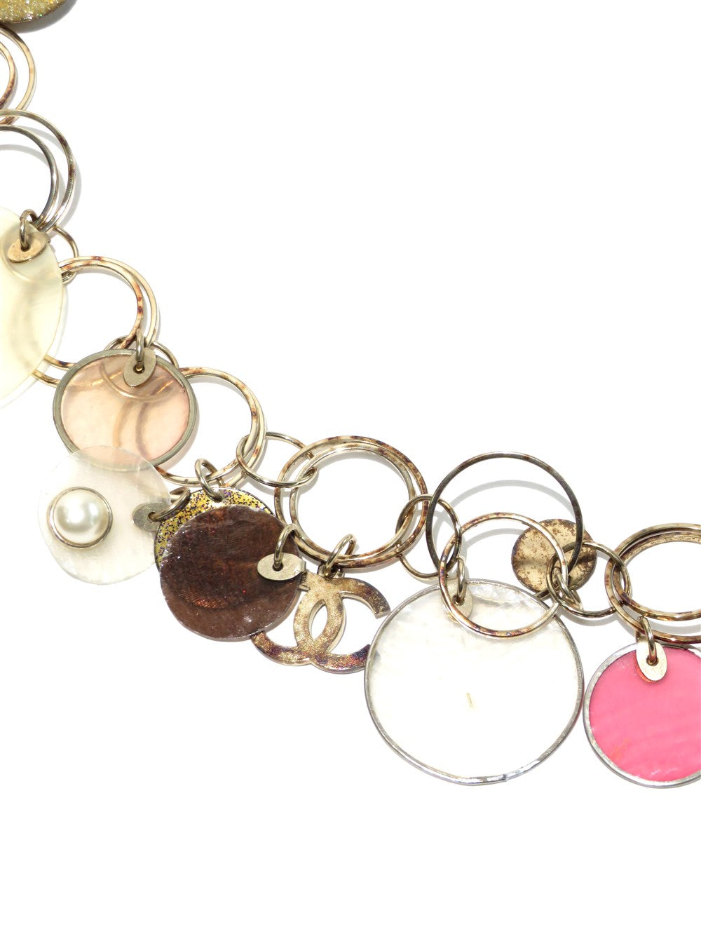 CCマーク コインチャーム風 ネックレス