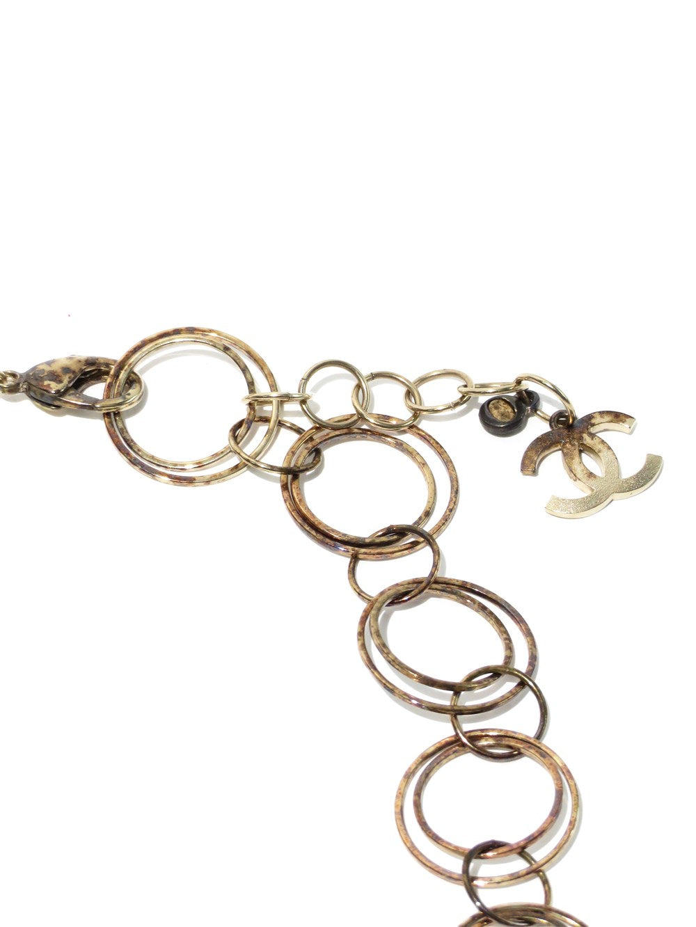 CCマーク コインチャーム風 ネックレス