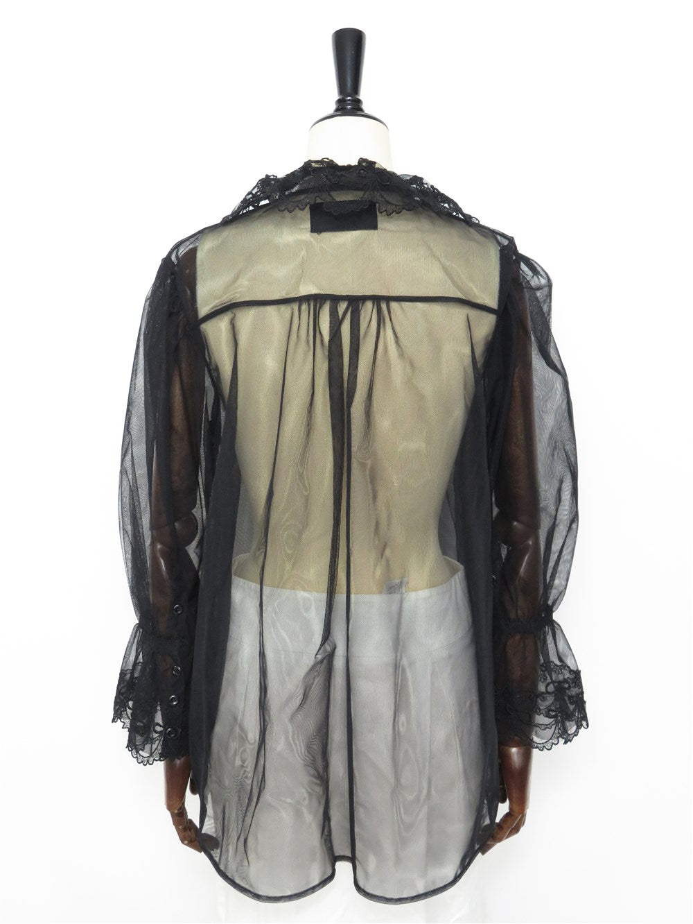 Simone Rocha シースルー レースフリル ブラウス