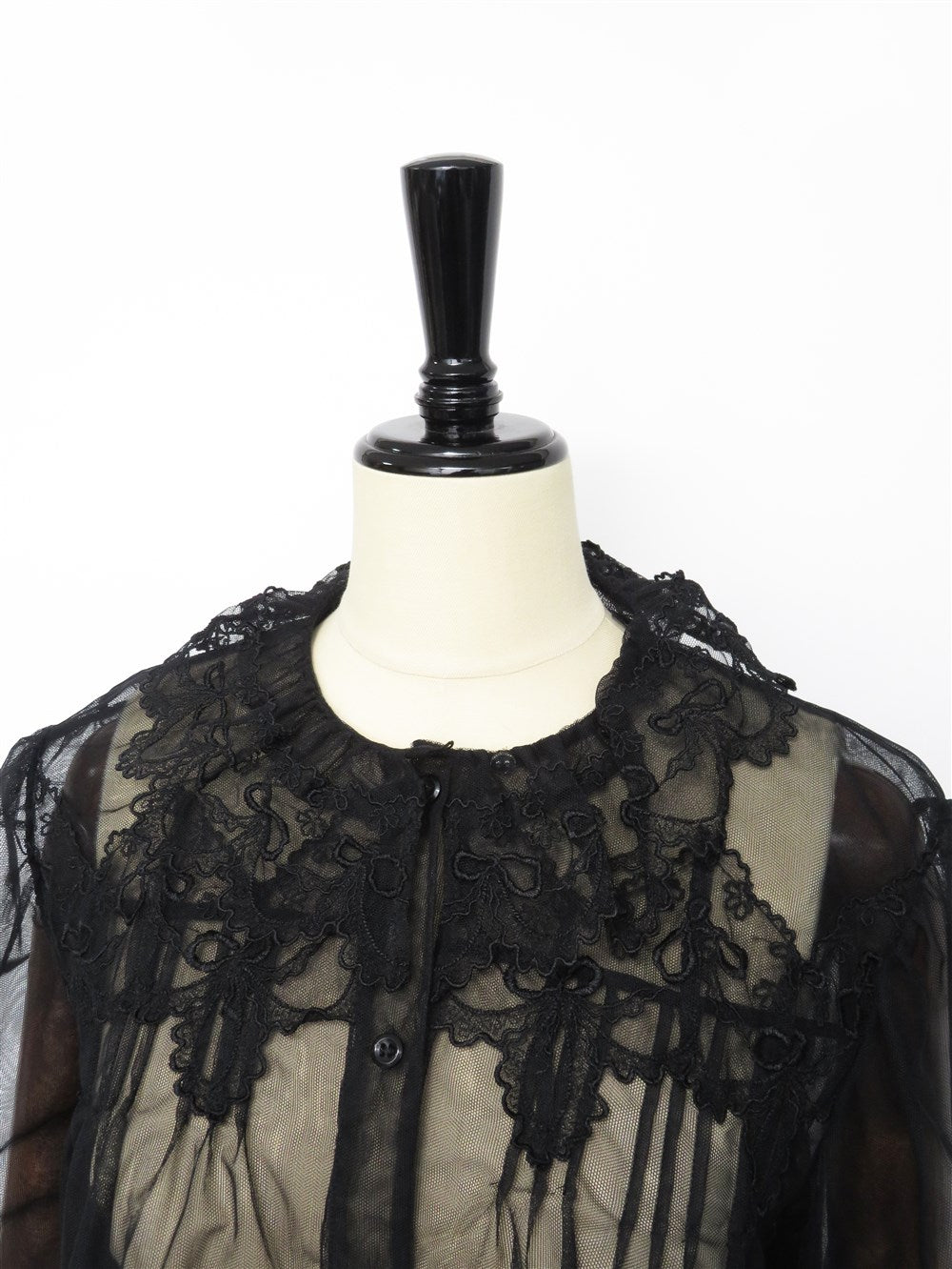 Simone Rocha シースルー レースフリル ブラウス