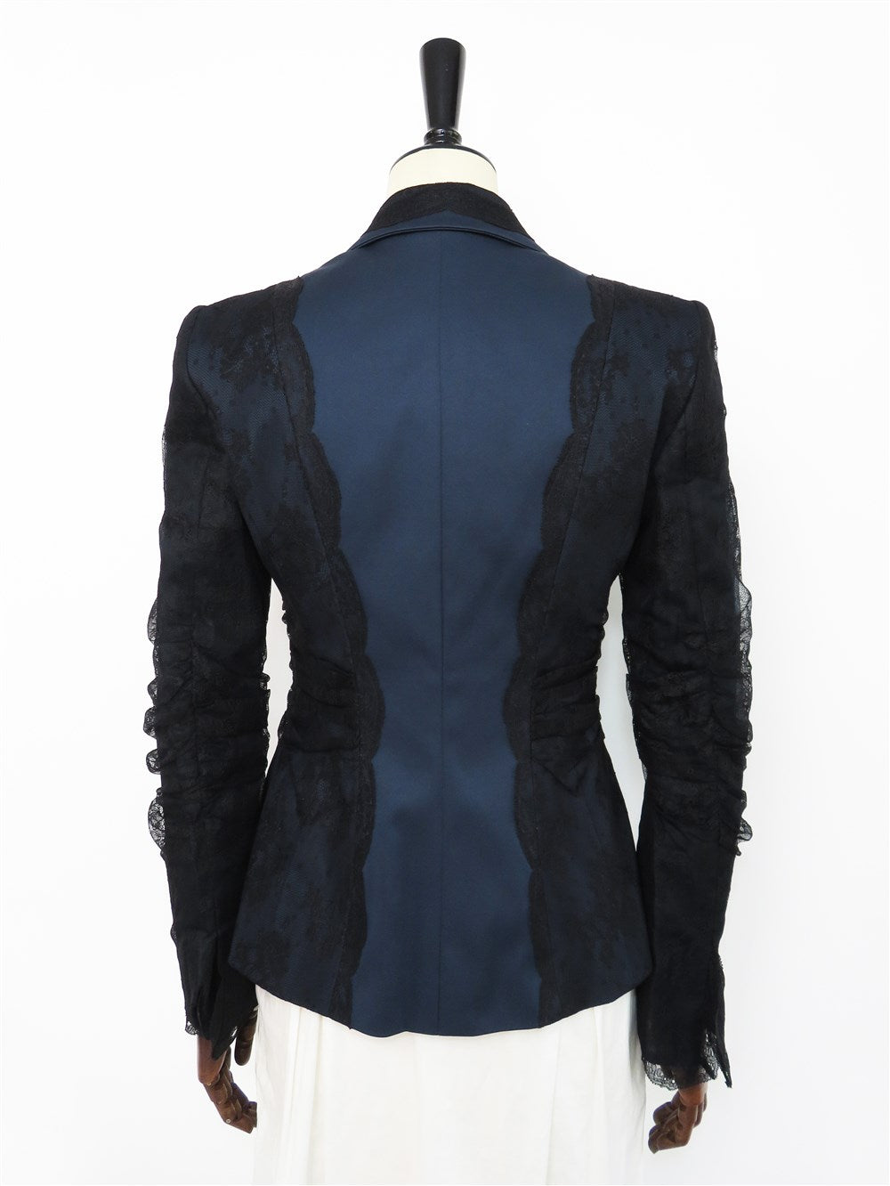 ARMANI COLLEZIONI レース デザイン ブレザー