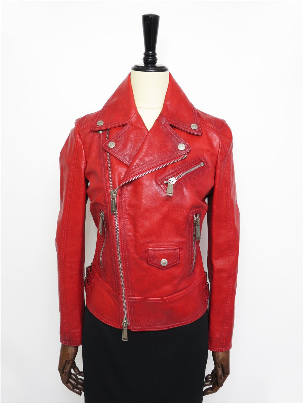 ヴィンテージ加工 ダブルライダース ジャケット