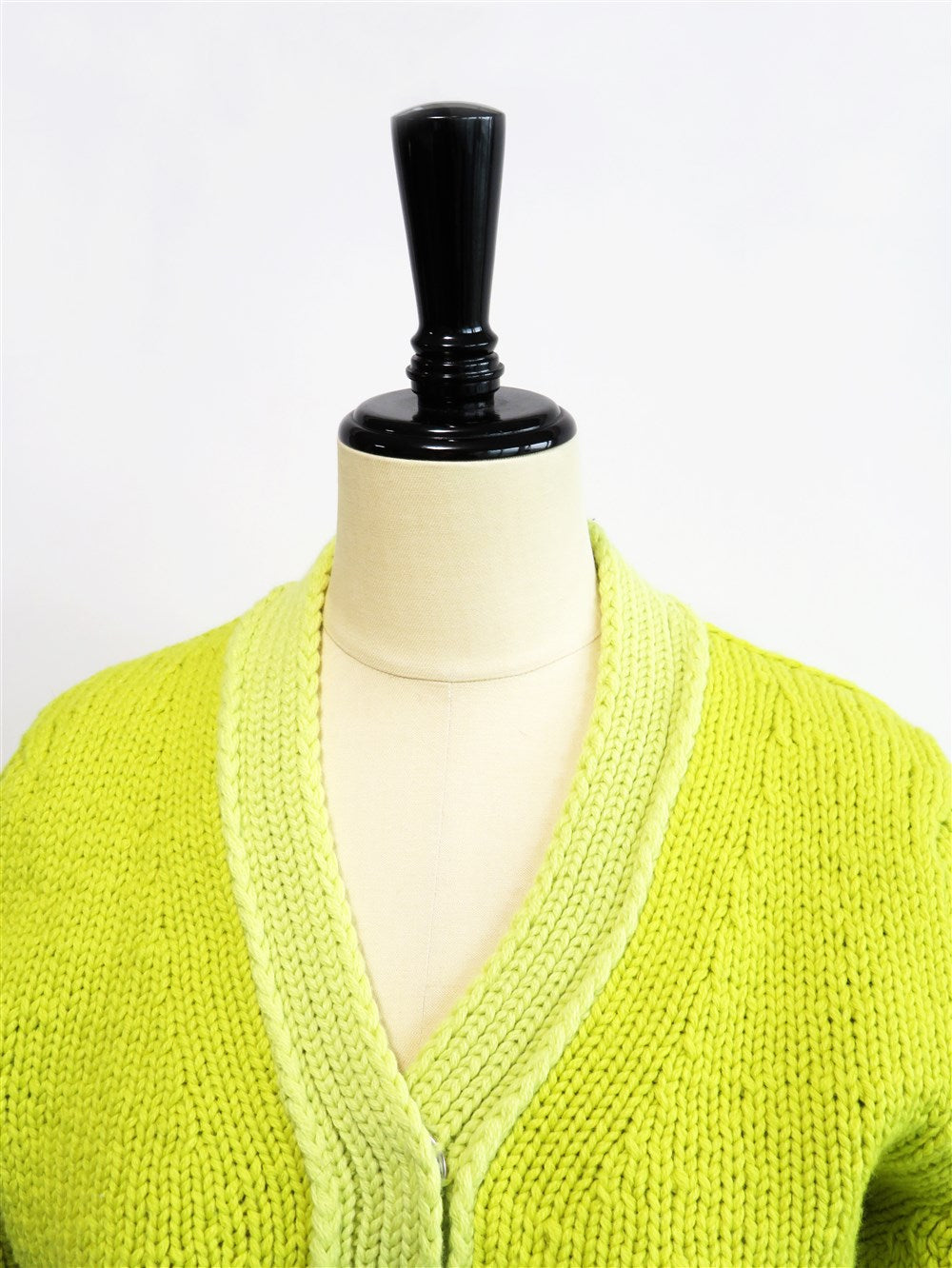 カシミヤ混 クロップド カーディガン