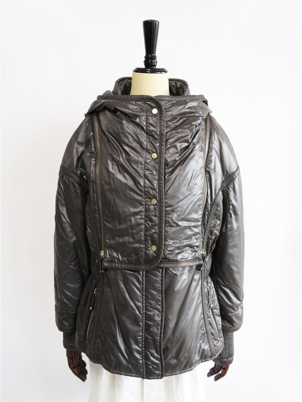 中綿 フーデッド ジャケット