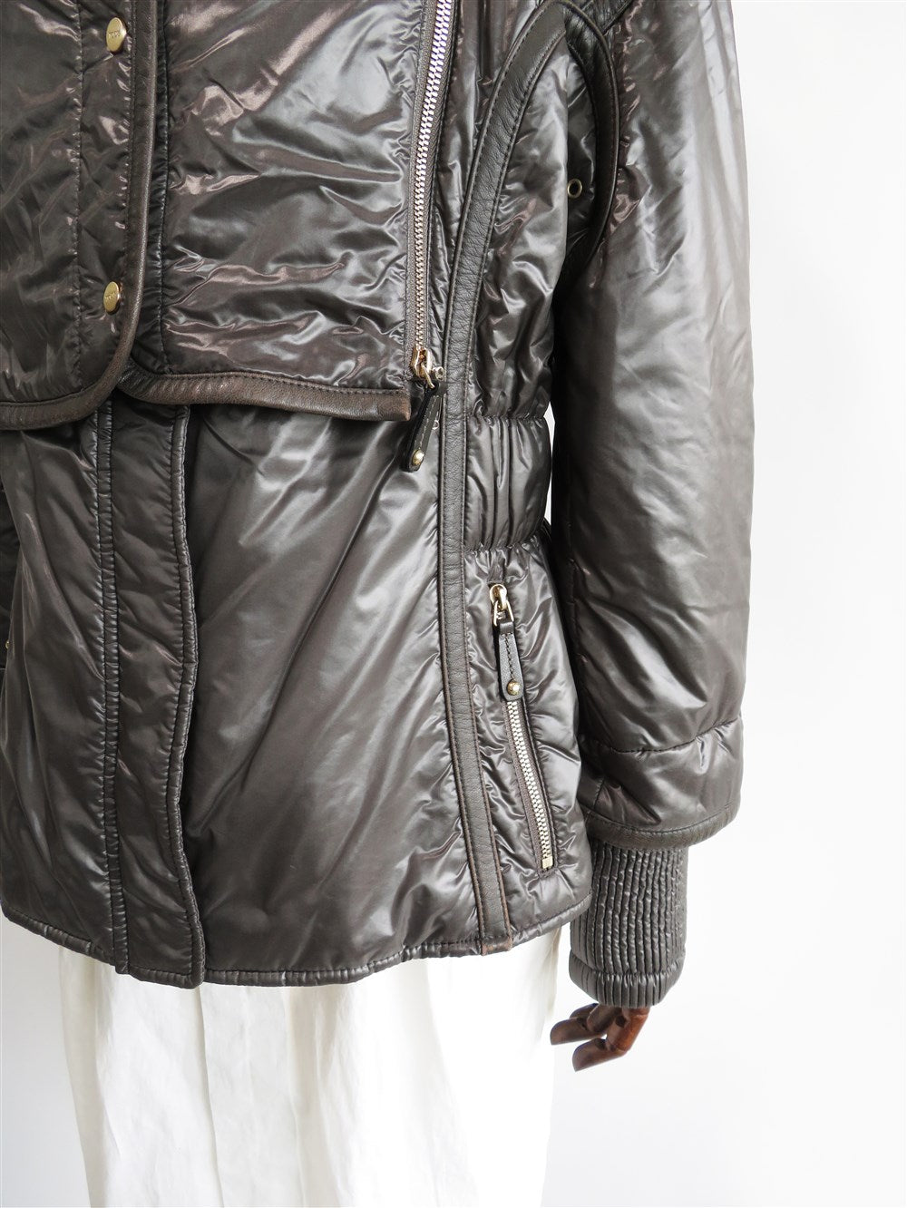 中綿 フーデッド ジャケット