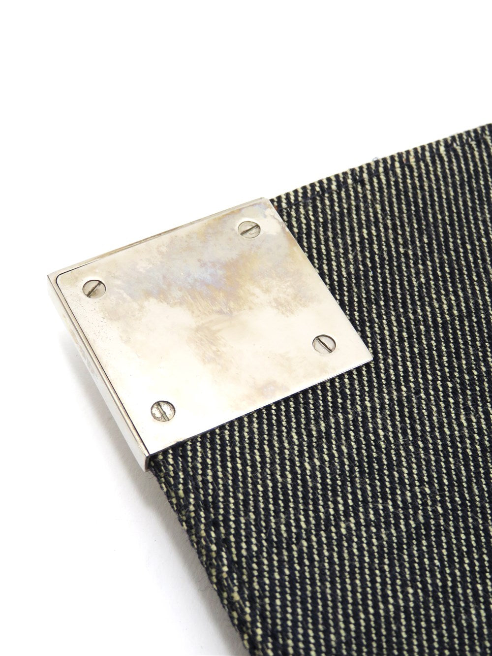 CC デニム チョコバー チェーンショルダー バック