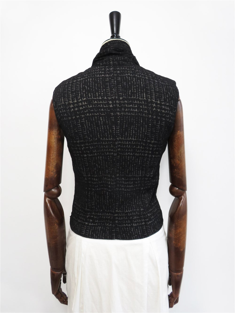 シルク リボン ブラウス