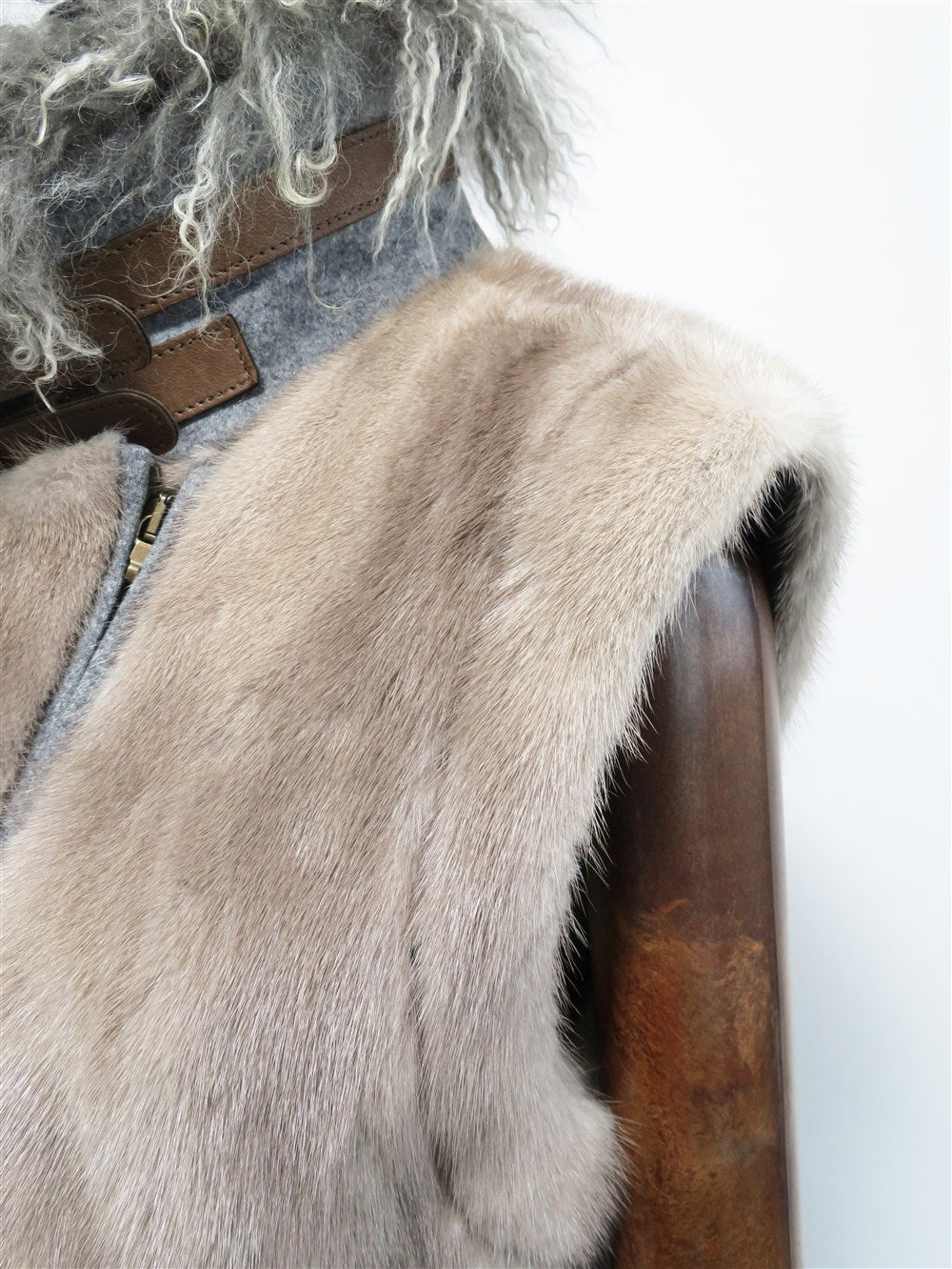 ミンク カシミヤ ベスト