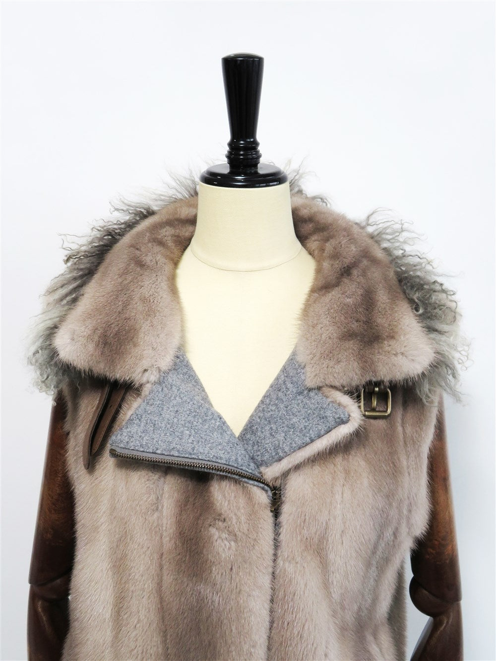 ミンク カシミヤ ベスト