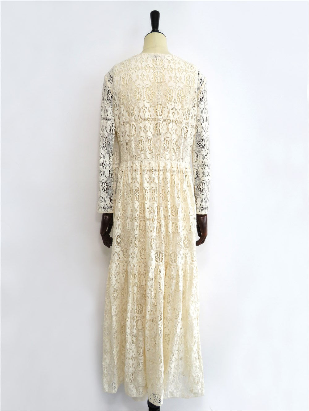 レース ロング ドレス