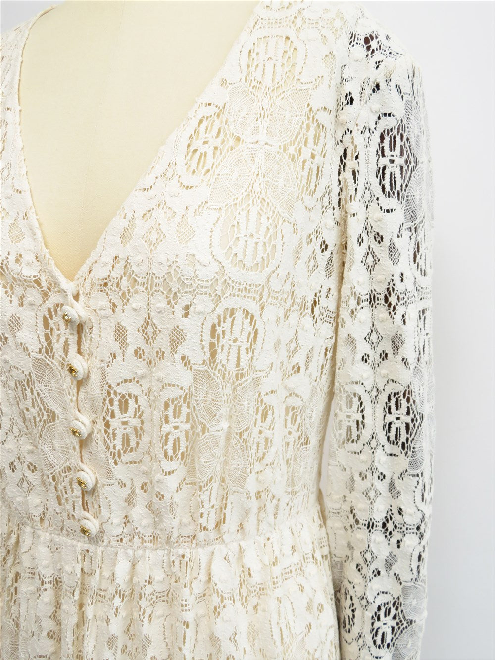 レース ロング ドレス